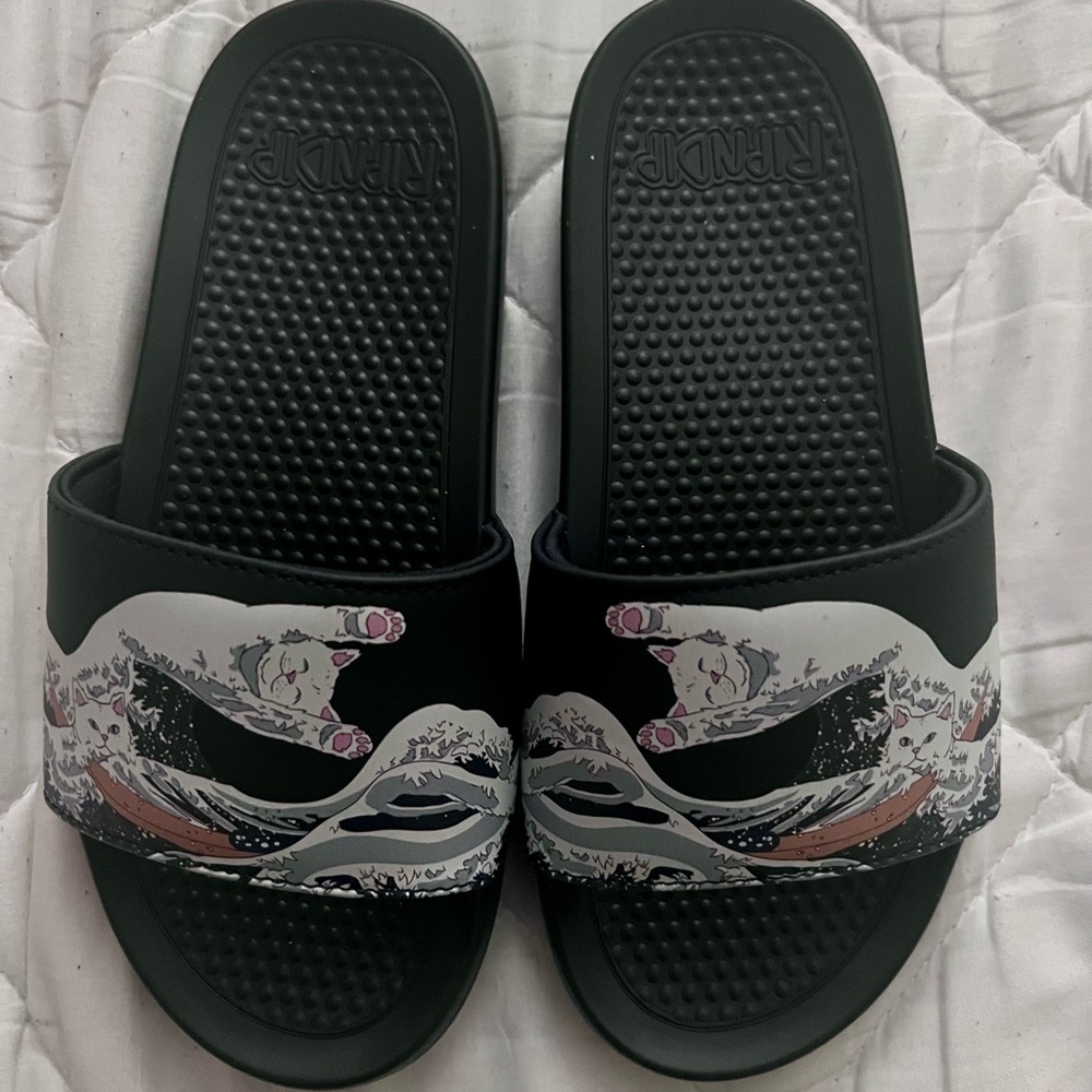 Ripndip Wave Slides Navy NWT
